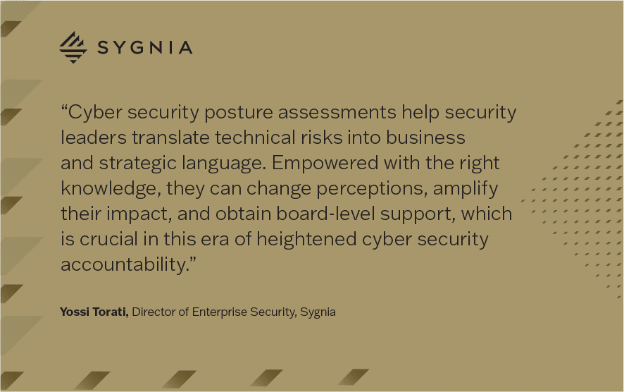 You must understand your cyber resilience today and how changes to your environment will affect your posture over time.